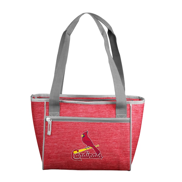 Logo Brands St Louis Cardinals Crosshatch 16 Can Cooler Tote 527-83-CR1 - main